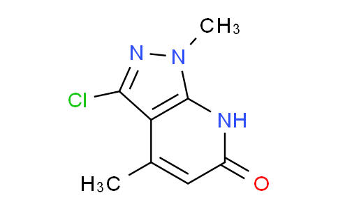 3-Chloro-1,7-dihydro-1,4-dimethyl-6H-pyrazolo[3,4-b]pyridin-6-one