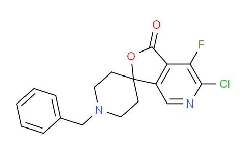 1'-Benzyl-6-chloro-7-fluoro-1H-spiro[furo[3,4-c]pyridine-3,4'-piperidin]-1-one