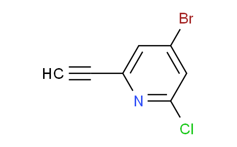 4-Bromo-2-chloro-6-ethynylpyridine