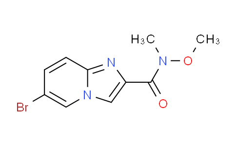 6-Bromo-N-methoxy-N-methylimidazo[1,2-a]pyridine-2-carboxamide
