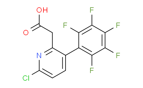 AM24696 | 1261859-16-8 | 6-Chloro-3-(perfluorophenyl)pyridine-2-acetic acid