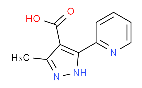 3-Methyl-5-(pyridin-2-yl)-1H-pyrazole-4-carboxylic acid