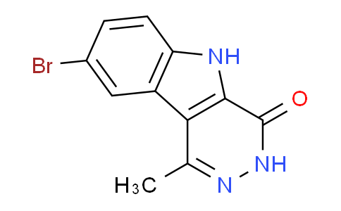 8-Bromo-1-methyl-3H-pyridazino[4,5-b]indol-4(5H)-one