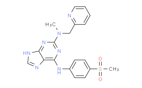 N2-Methyl-N6-(4-(methylsulfonyl)phenyl)-N2-(pyridin-2-ylmethyl)-9H-purine-2,6-diamine
