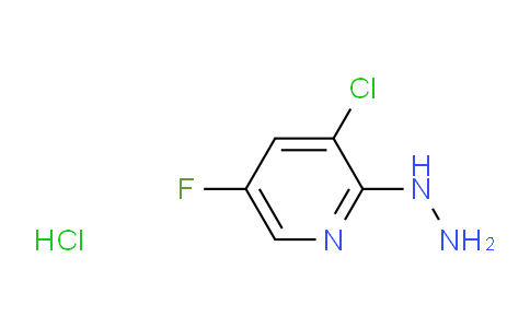 3-Chloro-5-fluoro-2-hydrazinylpyridine hydrochloride