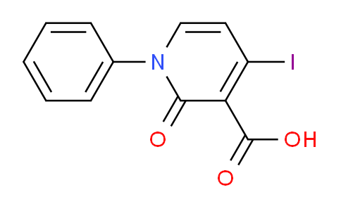 4-Iodo-2-oxo-1-phenyl-1,2-dihydropyridine-3-carboxylic acid
