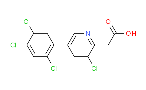 AM24707 | 1261859-45-3 | 3-Chloro-5-(2,4,5-trichlorophenyl)pyridine-2-acetic acid