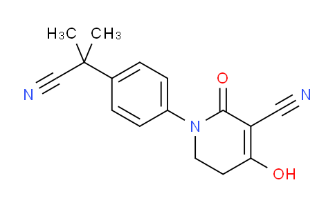 AM247091 | 1236409-67-8 | 1-(4-(2-Cyanopropan-2-yl)phenyl)-4-hydroxy-2-oxo-1,2,5,6-tetrahydropyridine-3-carbonitrile