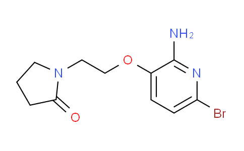 AM247113 | 1956377-32-4 | 1-(2-((2-Amino-6-bromopyridin-3-yl)oxy)ethyl)pyrrolidin-2-one