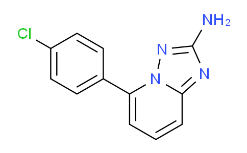 5-(4-Chlorophenyl)-[1,2,4]triazolo[1,5-a]pyridin-2-amine