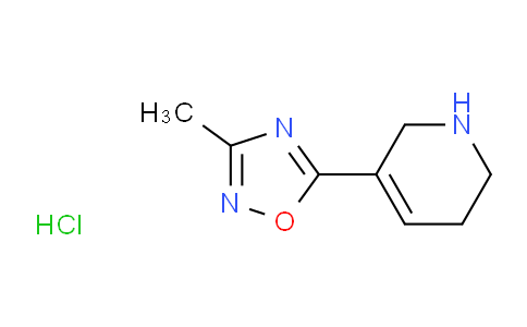 3-Methyl-5-(1,2,5,6-tetrahydropyridin-3-yl)-1,2,4-oxadiazole hydrochloride