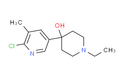 4-(6-Chloro-5-methylpyridin-3-yl)-1-ethylpiperidin-4-ol