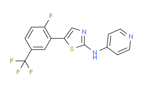 AM247225 | 1956334-86-3 | 5-(2-Fluoro-5-(trifluoromethyl)phenyl)-N-(pyridin-4-yl)thiazol-2-amine