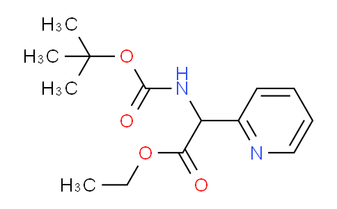 AM247360 | 313490-90-3 | Ethyl 2-((tert-butoxycarbonyl)amino)-2-(pyridin-2-yl)acetate