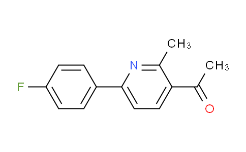 1-(6-(4-Fluorophenyl)-2-methylpyridin-3-yl)ethanone