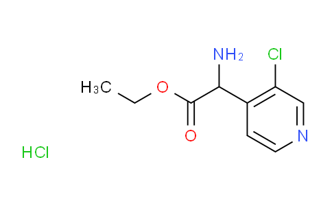 AM247376 | 1956319-58-6 | Ethyl 2-amino-2-(3-chloropyridin-4-yl)acetate hydrochloride