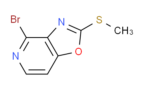 4-Bromo-2-(methylthio)oxazolo[4,5-c]pyridine