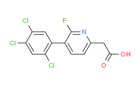 AM24739 | 1261682-46-5 | 2-Fluoro-3-(2,4,5-trichlorophenyl)pyridine-6-acetic acid