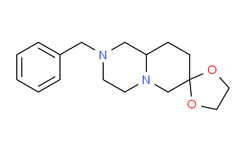 2-Benzylhexahydro-2H,6H-spiro[pyrido[1,2-a]pyrazine-7,2'-[1,3]dioxolane]