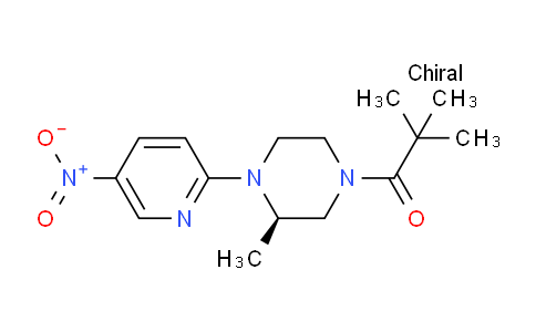 AM247406 | 1956437-90-3 | (R)-2,2-Dimethyl-1-(3-methyl-4-(5-nitropyridin-2-yl)piperazin-1-yl)propan-1-one