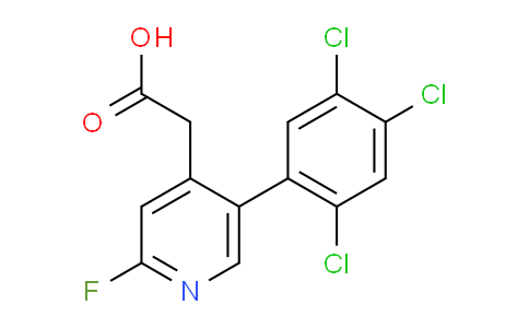 AM24741 | 1261835-95-3 | 2-Fluoro-5-(2,4,5-trichlorophenyl)pyridine-4-acetic acid
