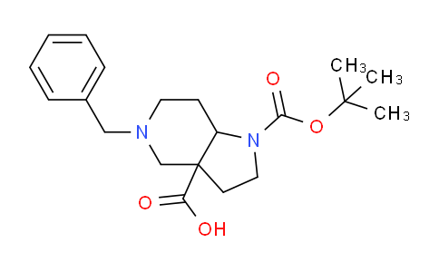 5-Benzyl-1-(tert-butoxycarbonyl)octahydro-1H-pyrrolo[3,2-c]pyridine-3a-carboxylic acid
