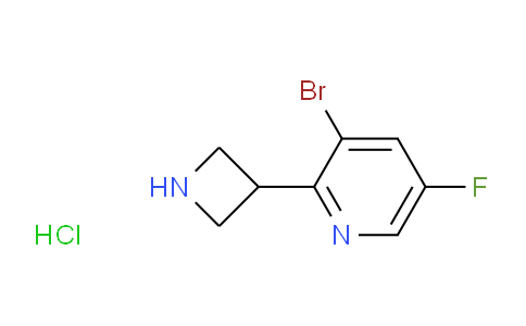 2-(Azetidin-3-yl)-3-bromo-5-fluoropyridine hydrochloride