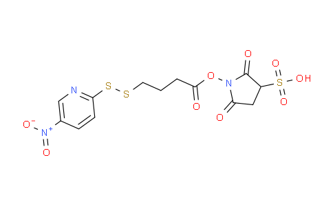 1-(4-((5-Nitropyridin-2-yl)disulfanyl)butanoyloxy)-2,5-dioxopyrrolidine-3-sulfonic acid
