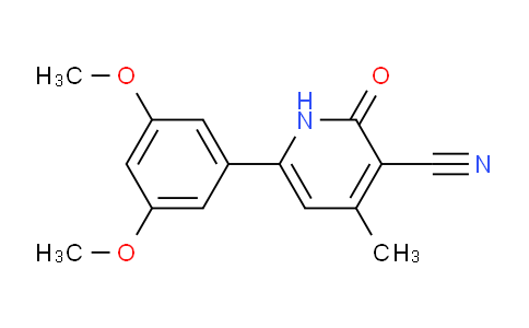 6-(3,5-Dimethoxyphenyl)-4-methyl-2-oxo-1,2-dihydropyridine-3-carbonitrile