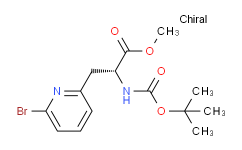 (R)-Methyl 3-(6-bromopyridin-2-yl)-2-((tert-butoxycarbonyl)amino)propanoate