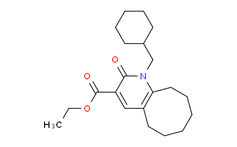 AM247455 | 1038694-95-9 | Ethyl 1-(cyclohexylmethyl)-2-oxo-1,2,5,6,7,8,9,10-octahydrocycloocta[b]pyridine-3-carboxylate