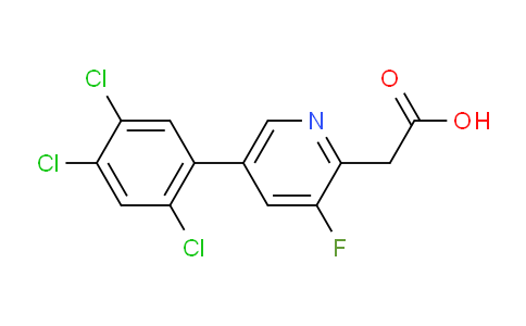 AM24747 | 1261676-34-9 | 3-Fluoro-5-(2,4,5-trichlorophenyl)pyridine-2-acetic acid
