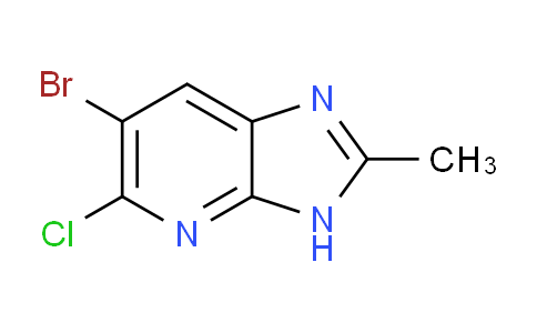 6-Bromo-5-chloro-2-methyl-3H-imidazo[4,5-b]pyridine
