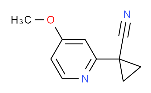 1-(4-Methoxypyridin-2-yl)cyclopropanecarbonitrile