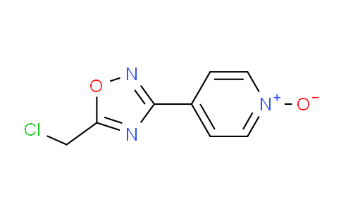 4-(5-(Chloromethyl)-1,2,4-oxadiazol-3-yl)pyridine 1-oxide