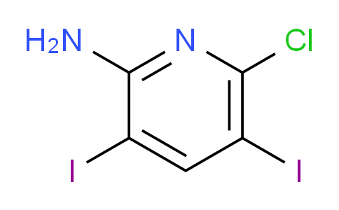 6-Chloro-3,5-diiodopyridin-2-amine