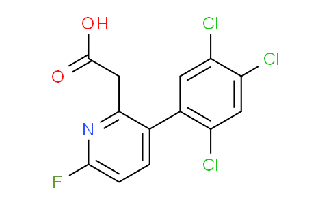 AM24754 | 1261873-26-0 | 6-Fluoro-3-(2,4,5-trichlorophenyl)pyridine-2-acetic acid
