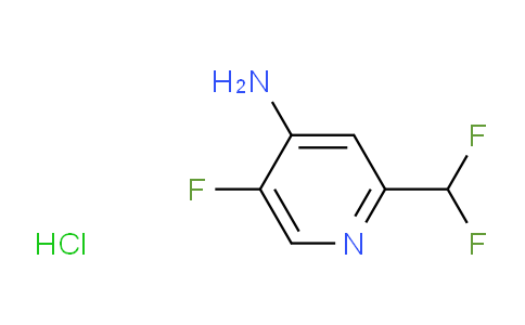 2-(Difluoromethyl)-5-fluoropyridin-4-amine hydrochloride