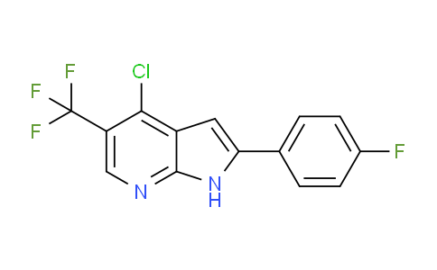 4-Chloro-2-(4-fluorophenyl)-5-(trifluoromethyl)-1H-pyrrolo[2,3-b]pyridine