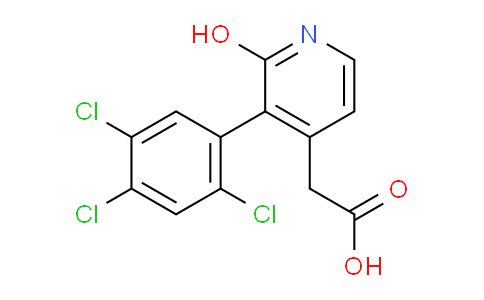 AM24762 | 1261774-96-2 | 2-Hydroxy-3-(2,4,5-trichlorophenyl)pyridine-4-acetic acid