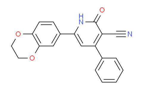 AM247621 | 1536767-20-0 | 6-(2,3-Dihydrobenzo[b][1,4]dioxin-6-yl)-2-oxo-4-phenyl-1,2-dihydropyridine-3-carbonitrile