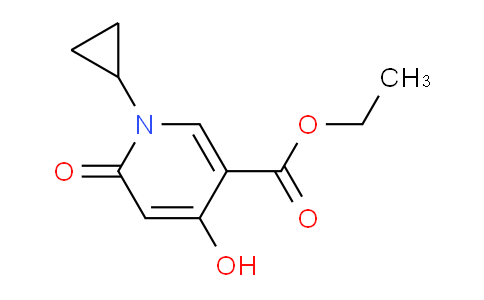 Ethyl 1-cyclopropyl-4-hydroxy-6-oxo-1,6-dihydropyridine-3-carboxylate