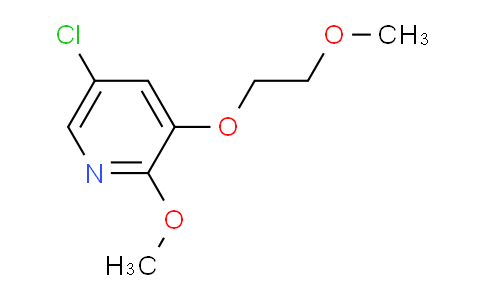 AM247627 | 1820686-93-8 | 5-Chloro-2-methoxy-3-(2-methoxyethoxy)pyridine