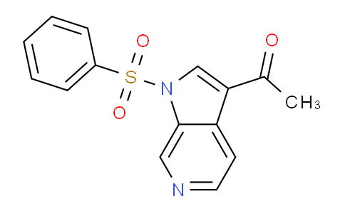 1-(1-(Phenylsulfonyl)-1H-pyrrolo[2,3-c]pyridin-3-yl)ethanone