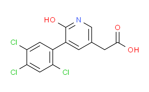 AM24763 | 1261575-18-1 | 2-Hydroxy-3-(2,4,5-trichlorophenyl)pyridine-5-acetic acid