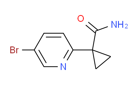 1-(5-Bromopyridin-2-yl)cyclopropanecarboxamide