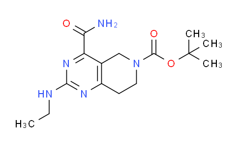 AM247658 | 1412452-81-3 | tert-Butyl 4-carbamoyl-2-(ethylamino)-7,8-dihydropyrido[4,3-d]pyrimidine-6(5H)-carboxylate