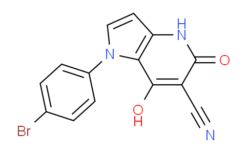 AM247659 | 1272672-02-2 | 1-(4-Bromophenyl)-7-hydroxy-5-oxo-4,5-dihydro-1H-pyrrolo[3,2-b]pyridine-6-carbonitrile