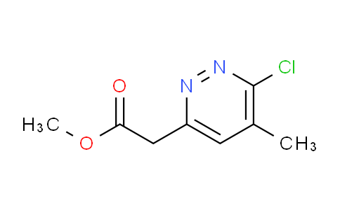 Methyl (6-chloro-5-methyl-pyridazin-3-yl)acetate
