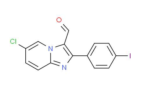 6-Chloro-2-(4-iodophenyl)imidazo[1,2-a]pyridine-3-carbaldehyde
